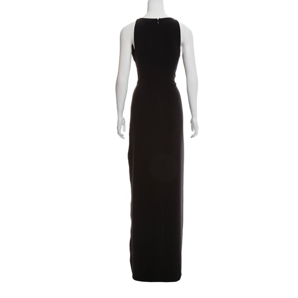 Halston Heritage long Black dress size 2 - Picture 2 of 5